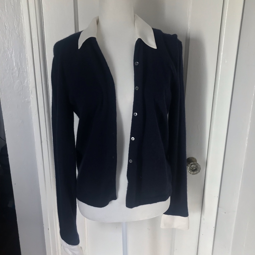Ralph Lauren button up sweater top